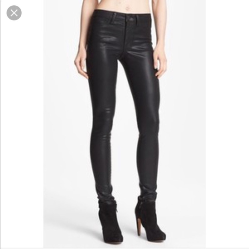 Joe’s Coated Black The Skinny Jeans